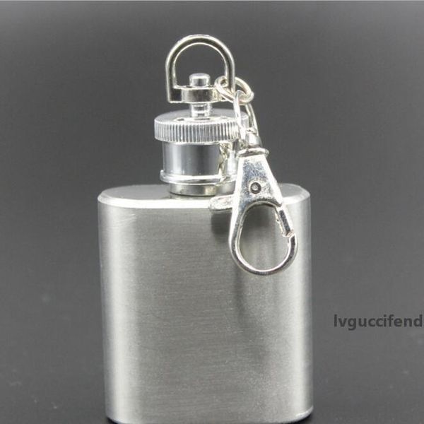 

stainless steel cap flask hip flask screw cap outdoor kettle flask portable repeatable solid personalized logo 1oz cfyz67