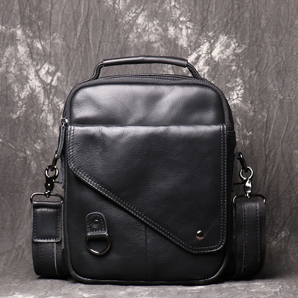 

full grain leather messenger bag men's shoulder bags small natural leather crossbody bags for men