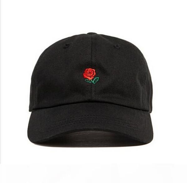 

y wholesale -cap rose embroidery hat west bear cap snapback dad cap hats i feel like pablo caps casquettedr3571, Blue;gray