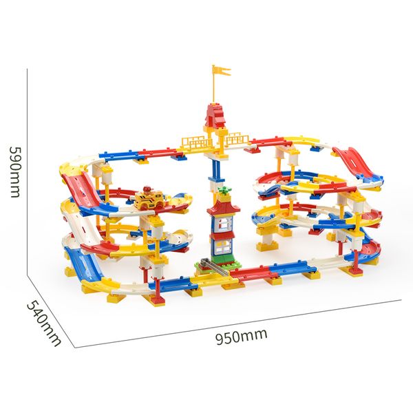 

трек набора блоков игры для ребенка здание дара блока игрушки для ребенка 06