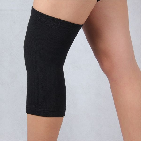 

warm and light sports bamboo charcoal knee pad for men and women for the air conditioningelderly air conditioning room knee pad cover, Black;gray