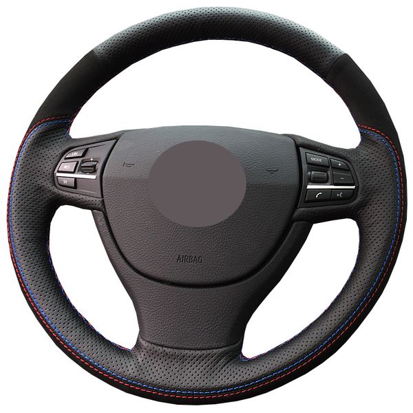 

5 series special hand sewn steering wheel cover for 520i 523i 525i 528i 530i 535i