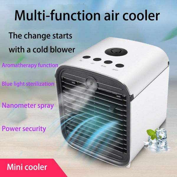 

portable air conditioning mini air cooler portable multifunctional air cooler personal space mini evaporative cooler quiet desk fan