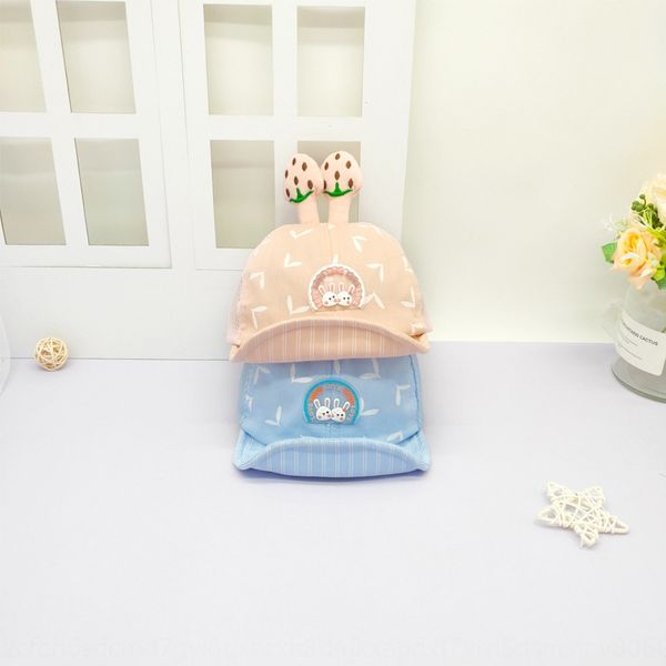 

summer new children's hat strawberry cornice baby's flanged mesh small basin baseball cap strawberry baseball cap cap, Blue;gray