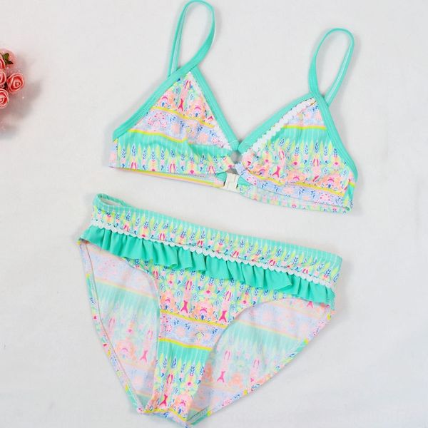 

новый треугольник цветочных детского раскола кружево нового треугольника бикини цветочных детский раскол кружево бикини купальник купальник, White;black