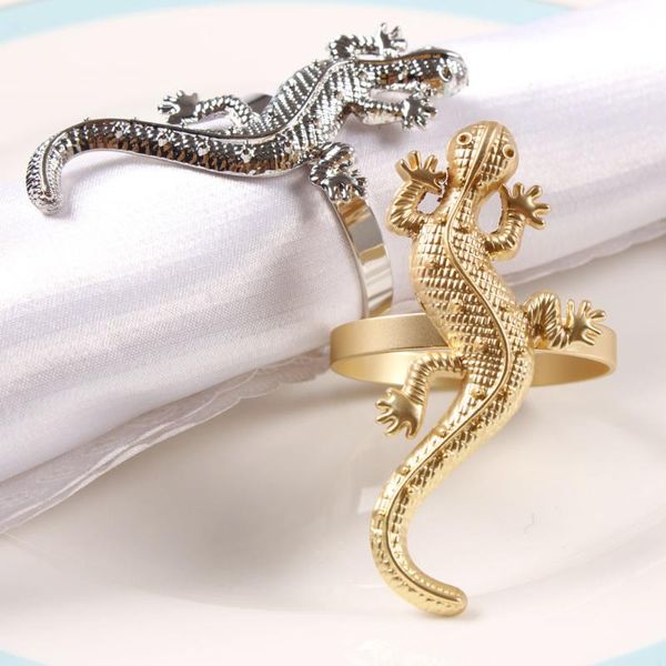 

napkin rings 30pcs creative tablecloth buckle lizard gecko ring animal paper