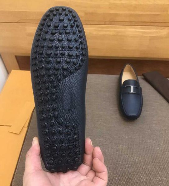 

orignal box] t0d gommino driving loafer leather shoes for mens business dress office oxfords shoes size 38-45, Black