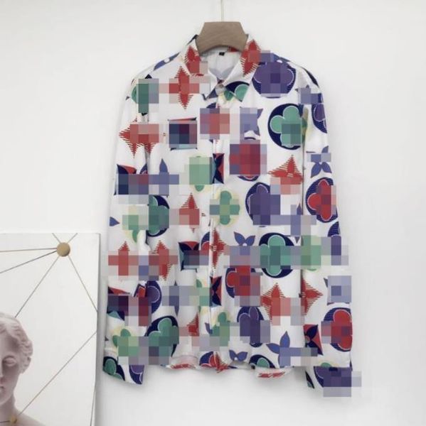 

2020 new men shirt slim fit fashion printed mens designershirts camisa social masculina long sleeve shirt casual men clothes ael 2070106q, White;black