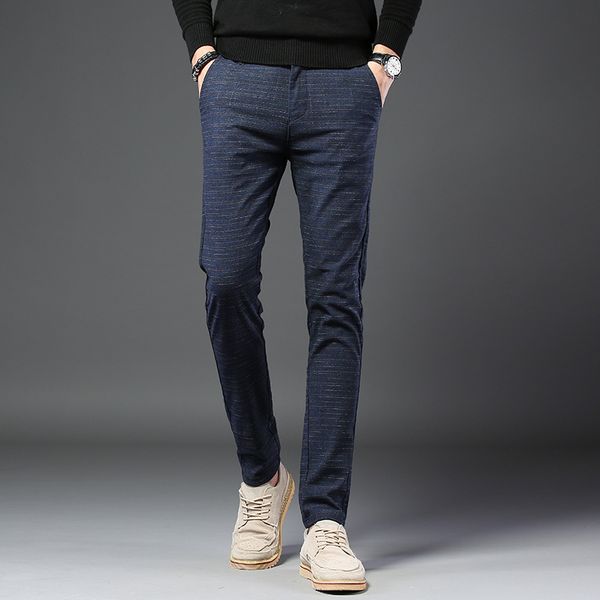 

2020 summer men's casual cotton pants fashion long pants, Black