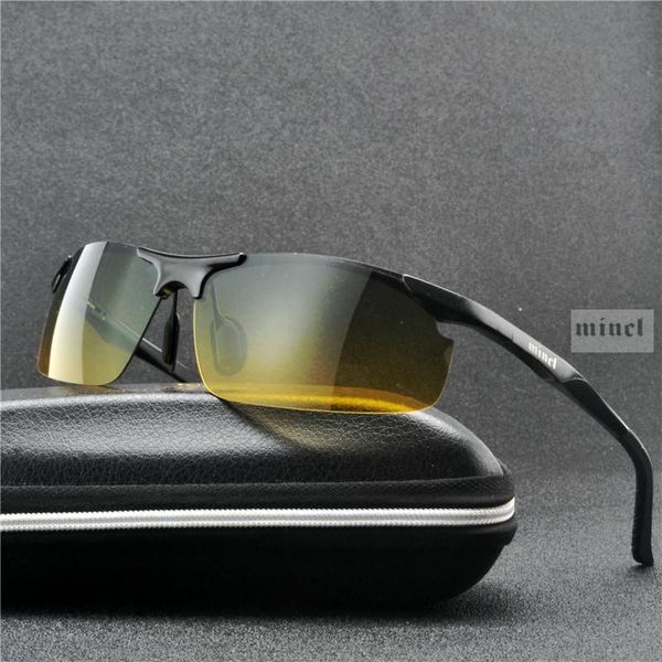 

night vision glasses for driving yellow sunglasses men polarized uv400 2020 new night driver glasses fml, White;black