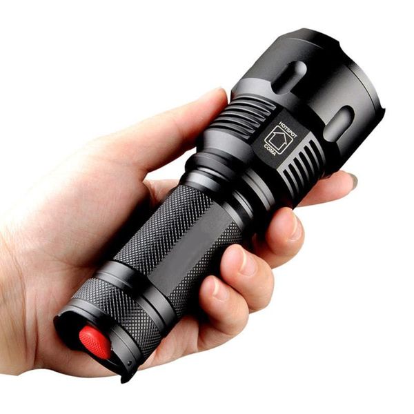 

flashlights torches 10w powerful 1000 lms zoomable handy led , long throw torch lamp outdoor camp emergency lanterna adjustable focus