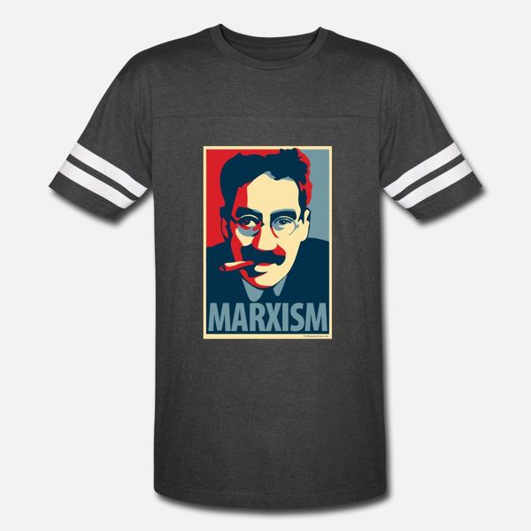 

marxism: obama poster parody t shirt men knitted 100% cotton o neck pattern anti-wrinkle fashion spring pictures shirt