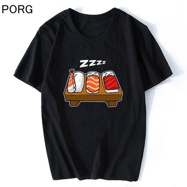 

funny zzz sushi japan t shirt men/women aesthetic cotton cool vintage t-shirt harajuku streetwear camisetas hombre anime tshirt