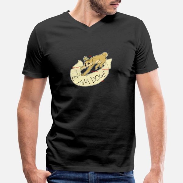 

team doge [ladies'] t shirt men printing 100% cotton crew neck letters sunlight comical spring autumn outfit shirt