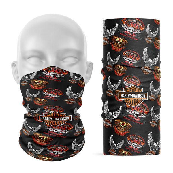 

outdoor cycling scarf bandana magic scarves sunscreen hair band sport headwear headband multifunctional customized ar balaclava masks masque, Black;white