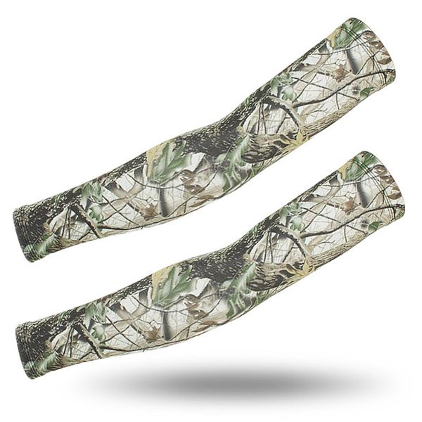 

2020 мода camo arm sleeve tatoo спандекс открытый альпинизм манжеты солнцезащитный рукава arm протекторы баскетбол eblow pad, Black