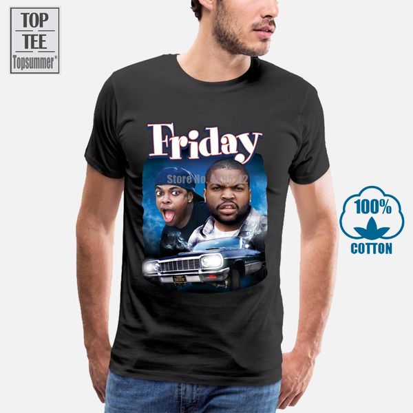 

friday movie poster mens t shirt hip hop streetwear tshirts cool logo t shirts o neck tee shirt mens