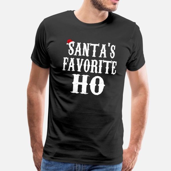 

santa s favorite ho funny christmas gift t shirt men customized short sleeve s-xxxl family anti-wrinkle fashion summer style outfit shirt