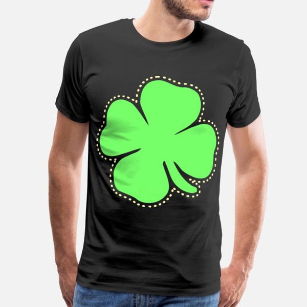 

shamrock st patrick s day clover good luck t shirt men knitted 100% cotton o-neck fit anti-wrinkle funny casual spring autumn outfit shirt