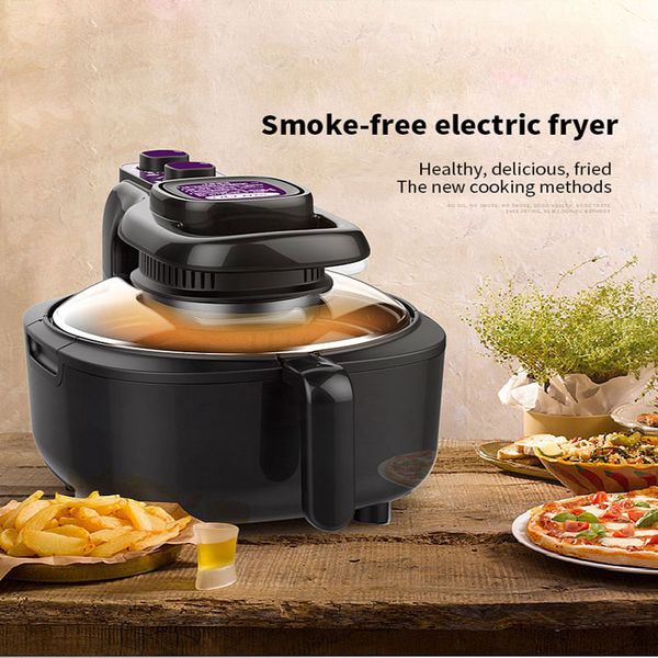 

kz-j5000b air fryer household intelligent smoke-electric air fryers oven oilless cooker for roasting mechanical knob