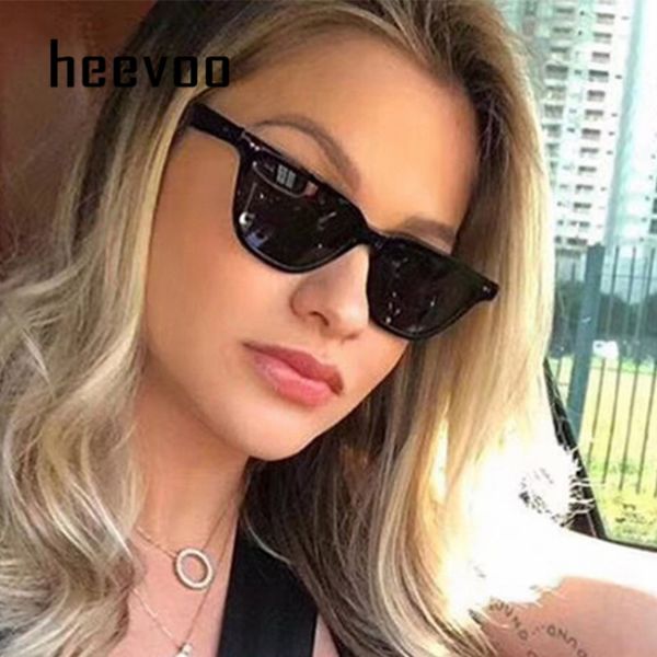 

sunglasses retro cat eye women brand design vintage ladies sun glasses black okulary eyeglasses uv400 lunette soleil femme, White;black