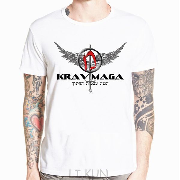 

funny t shirt men casual new krav maga israel combat system self defense martial artser t-shirt short sleeves casual summer