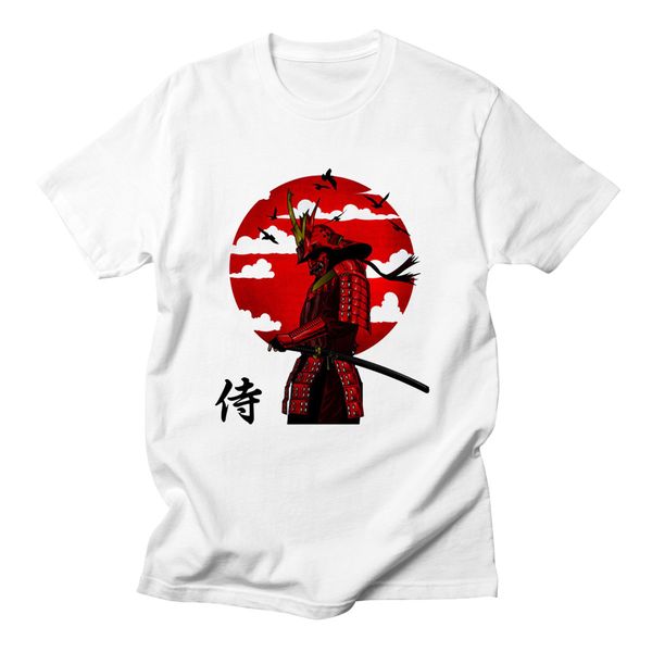 

самурай самура t shirt мужчины повседневная мода печати футболки с коротким рукавом harajuku весёлые tee футболки hipster o-образным вырезом