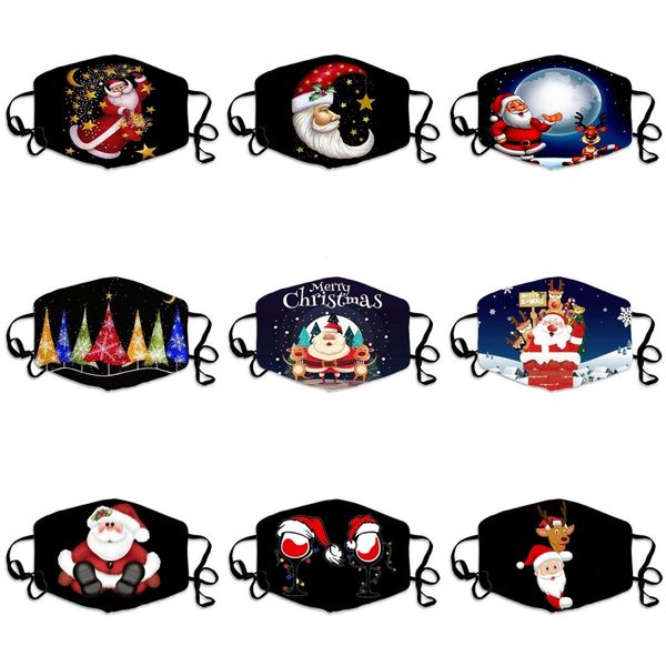 

white non-woven mouth mask anti pollution reathable print face masks#163, Black