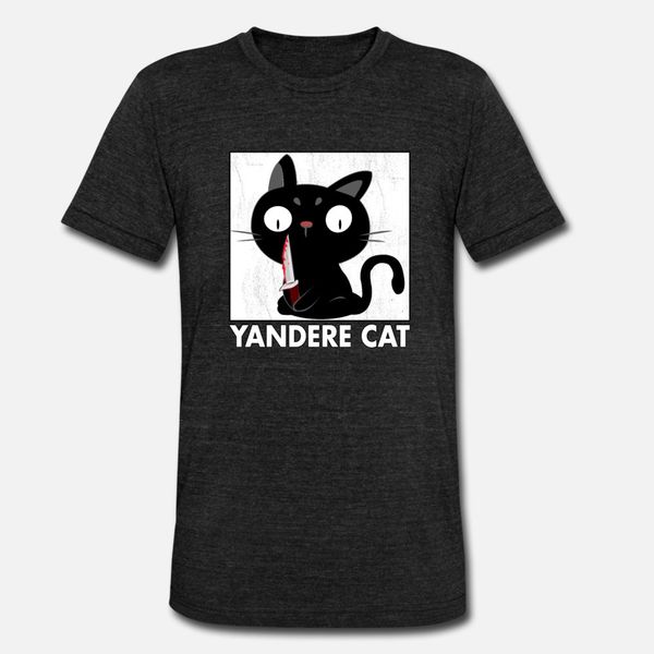 

yandere cat anime cosplay t shirt men printing short sleeve euro size s-3xl pattern fitness funny casual spring pattern shirt