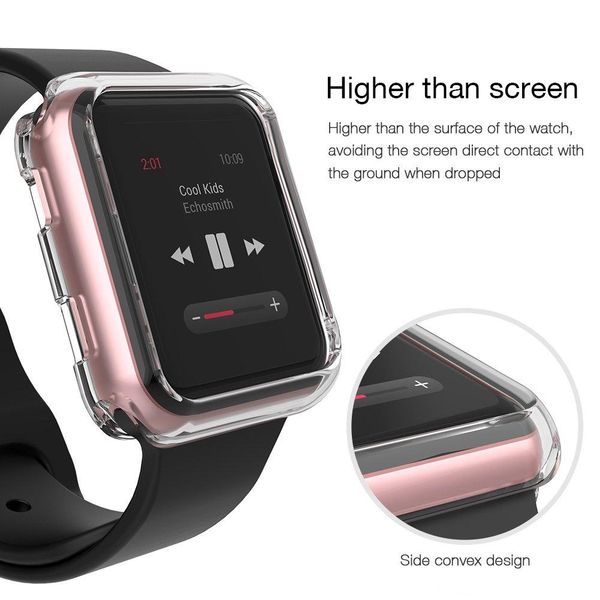 

for iwatch 4 40mm 44mm clear tpu screen protector cover case for apple watch 4 40mm 44mm 50pcs