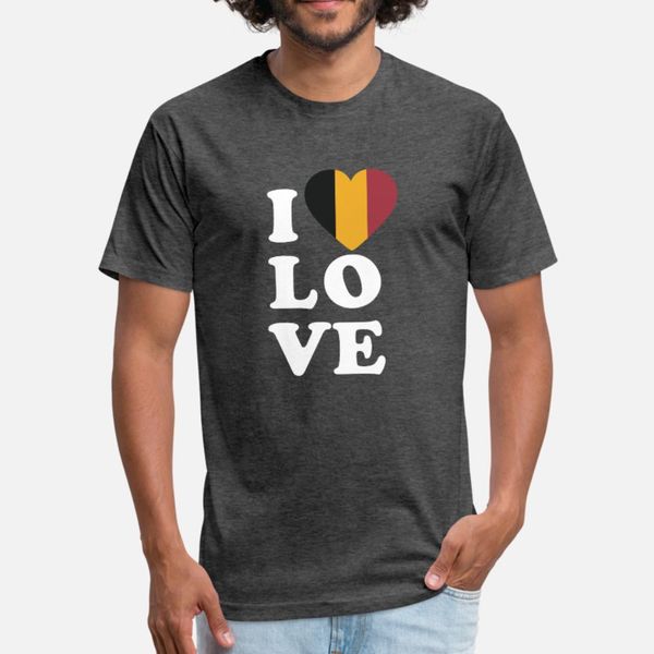 

i love belgium t shirt men knitted 100% cotton s-3xl normal sunlight authentic summer style outfit shirt