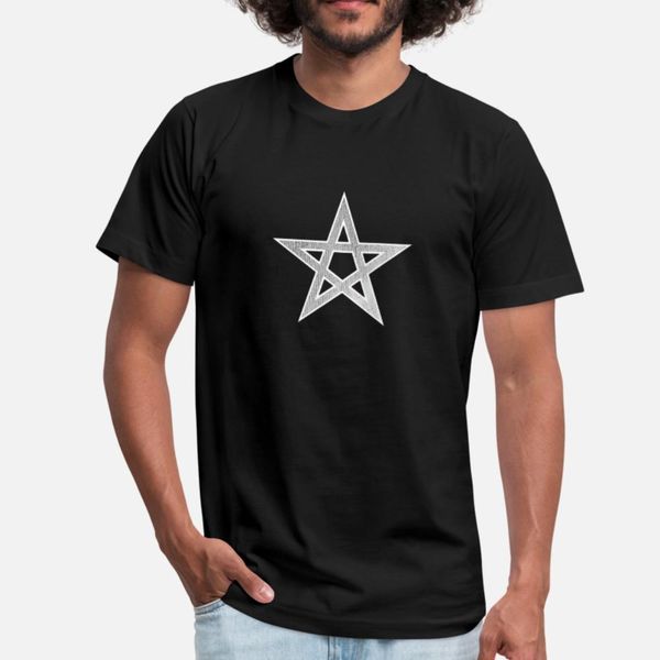 

pentagram t shirt men printed short sleeve s-3xl costume famous funny casual spring normal shirt