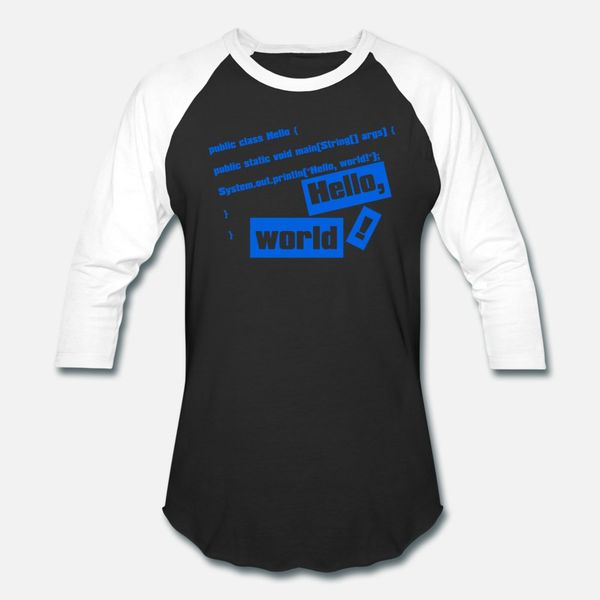 

hello world t shirt men print 100% cotton o-neck kawaii cute breathable spring letters shirt