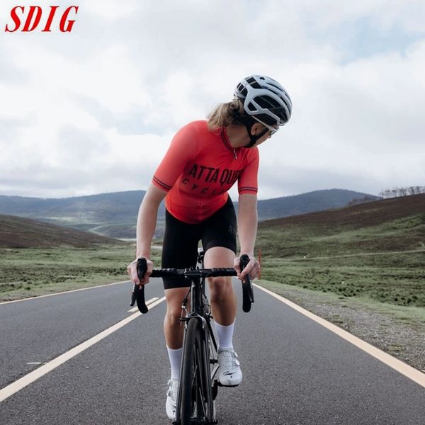 

red black cycling jersey women good attaquer bicycle wear short sleeve jersey de ciclismo manga corta ride bike wear, Black;red
