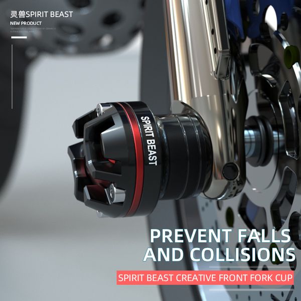 

spirit beast motorcycle anti-fall block universal modification accessories personality front absorber anti-fall block