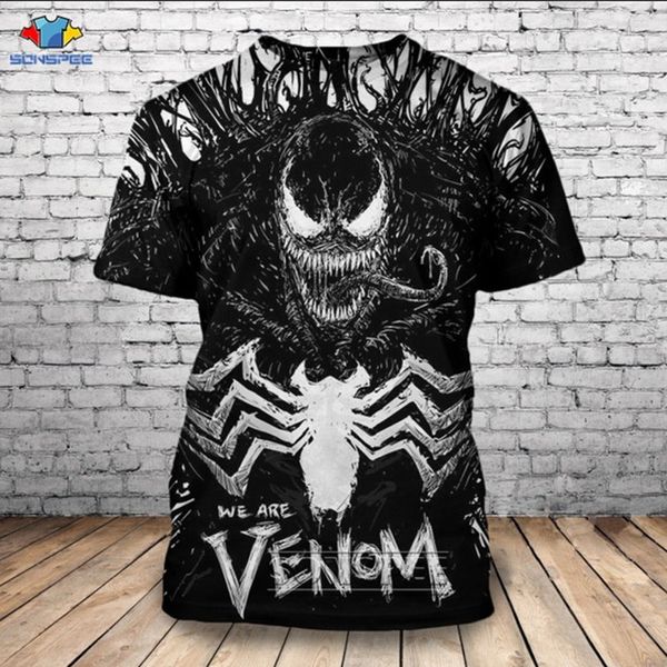 

venom unique men d84 3d print shirts kawaii graphic kawaii men clothing