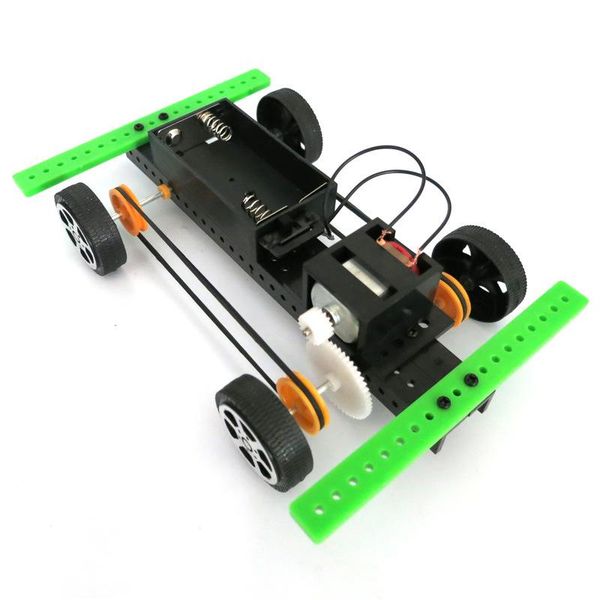 

handmade car drive building kits blocks diy solar toys gizmo teaching physical wheel tool energy assembled four toy tsiak mylovethome