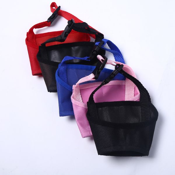 

multi-color adjustable dog muzzle walking training biting snapping safe dog muzzle collars pet supplies drop shipping