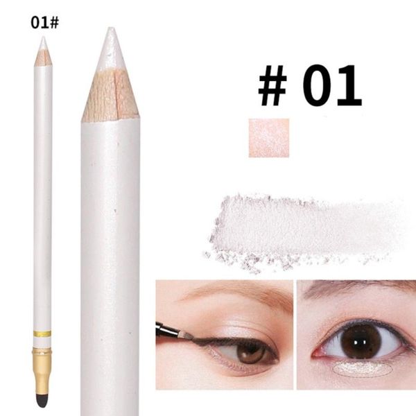 

color eye shadow pen with makeup brush waterproof not blooming