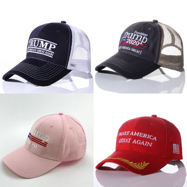 

sports caps mens fashion cap president make america great again hat donald trump 2020 republican adjustable red cap with 715, Blue;gray
