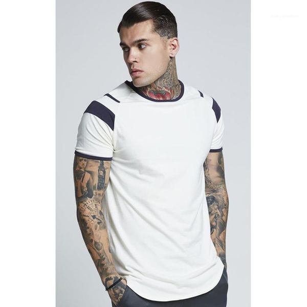 

new striped design casual street tees eu size mens designer t shirts summer 19ss, White;black