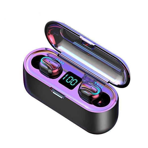 

cgjxsfashion q32 -1 bluetooth earphones tws 5 .0 waterproof hd stereo wireless earbuds noise cancelling gaming headset led power display