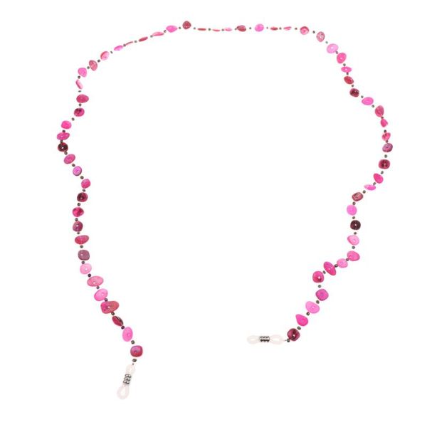 

fashion beaded eyeglass chain sunglasses holder neck cord strap necklace, Silver