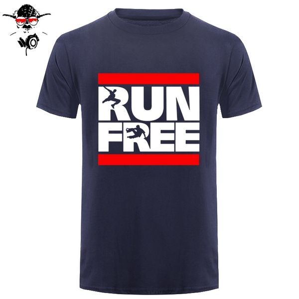 

new fashion summer new design cotton male tee shirt designing parkour runer create your own shirt