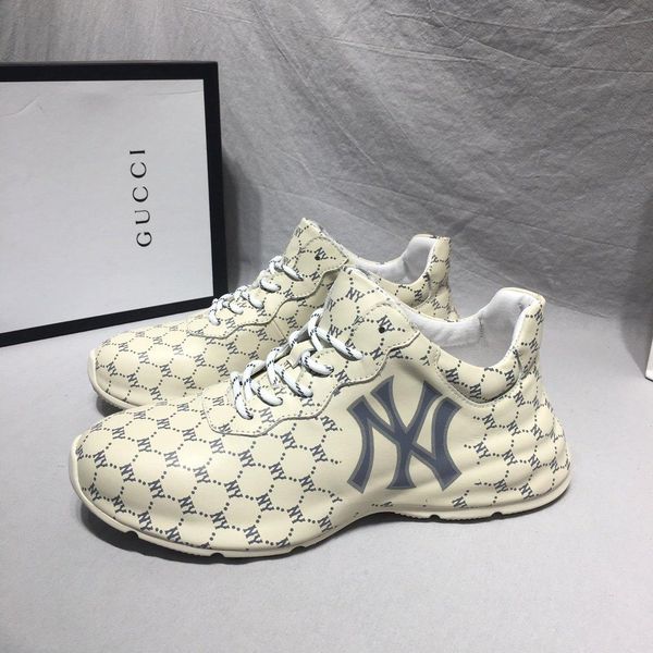 

2020 y1 fashion trend mens designer shoes leather breathable luxury shoes lace-up casual hiker shoes mens sneakers, Black