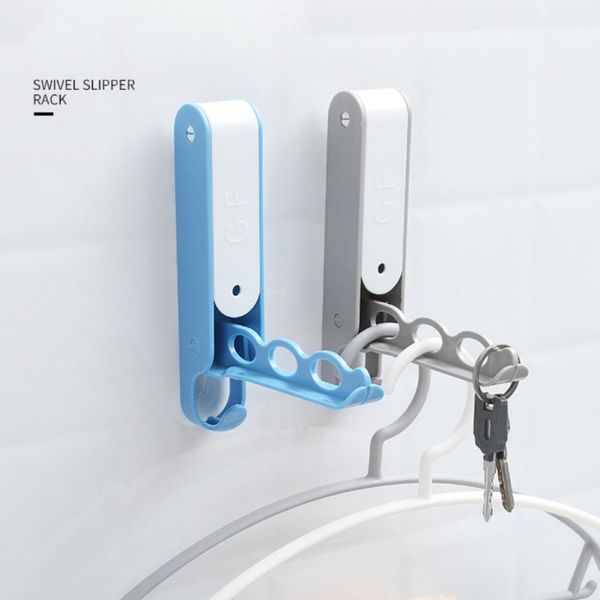 

2 pcs hook perforated folding hook storage rack kitchen storage racks cupboard hanging shelf bathroom organizer holder