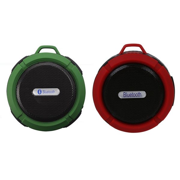 

2 set mini portable speaker wireless waterproof bluetooth v3.0 rechargeable 5w, green & red