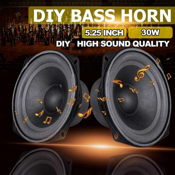 

combination speakers 5.25 inch 30w 6 ohm magnetic super bass subwoofer neodymium car speaker horn diy loudspeaekr