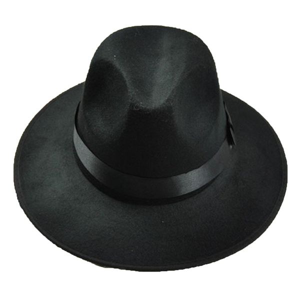 

bowler floppy cloche bowknot felt fedora style hat, Blue;gray