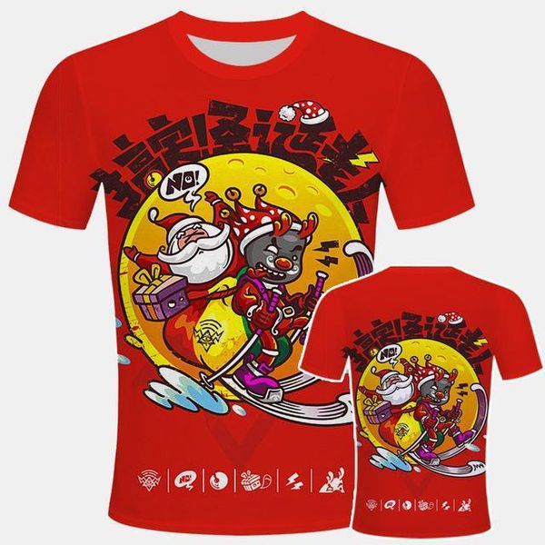 

new santa novelty festive christmas baby bump pregnanc father christmas santa claus 3d print shirts funny anime funny men clothing